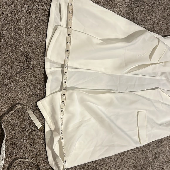 Shein Vest white womens sleeveless long blazer - size large - Picture 6 of 6